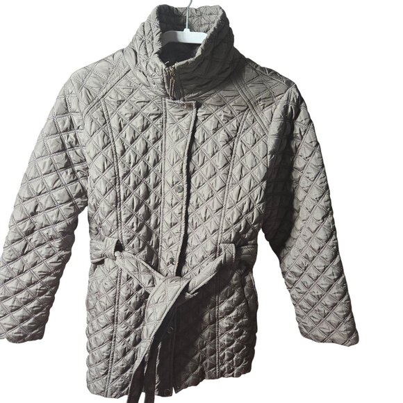 Level Eight Quilted Womens Coat With Belt XXXL - Picture 1 of 5
